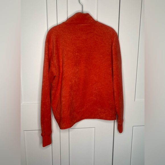 FINAL SALE KAVU Terry Fleece Mock Neck Zip Up Sweater Jacket Women’s Size Large - Picture 5 of 5